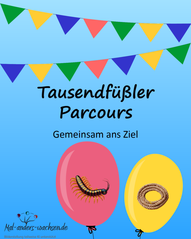 Tausendfüßler Parcours – Gemeinsam ans Ziel - Mal-anders-wachsen