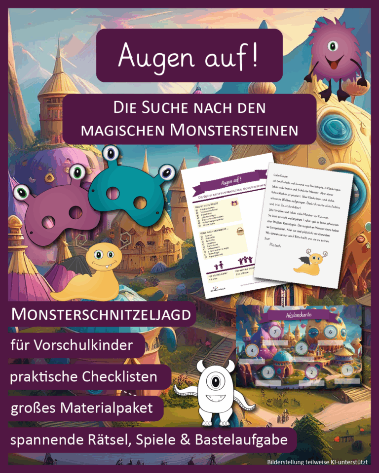 Monster-Schnitzeljagd für den Kindergeburtstag