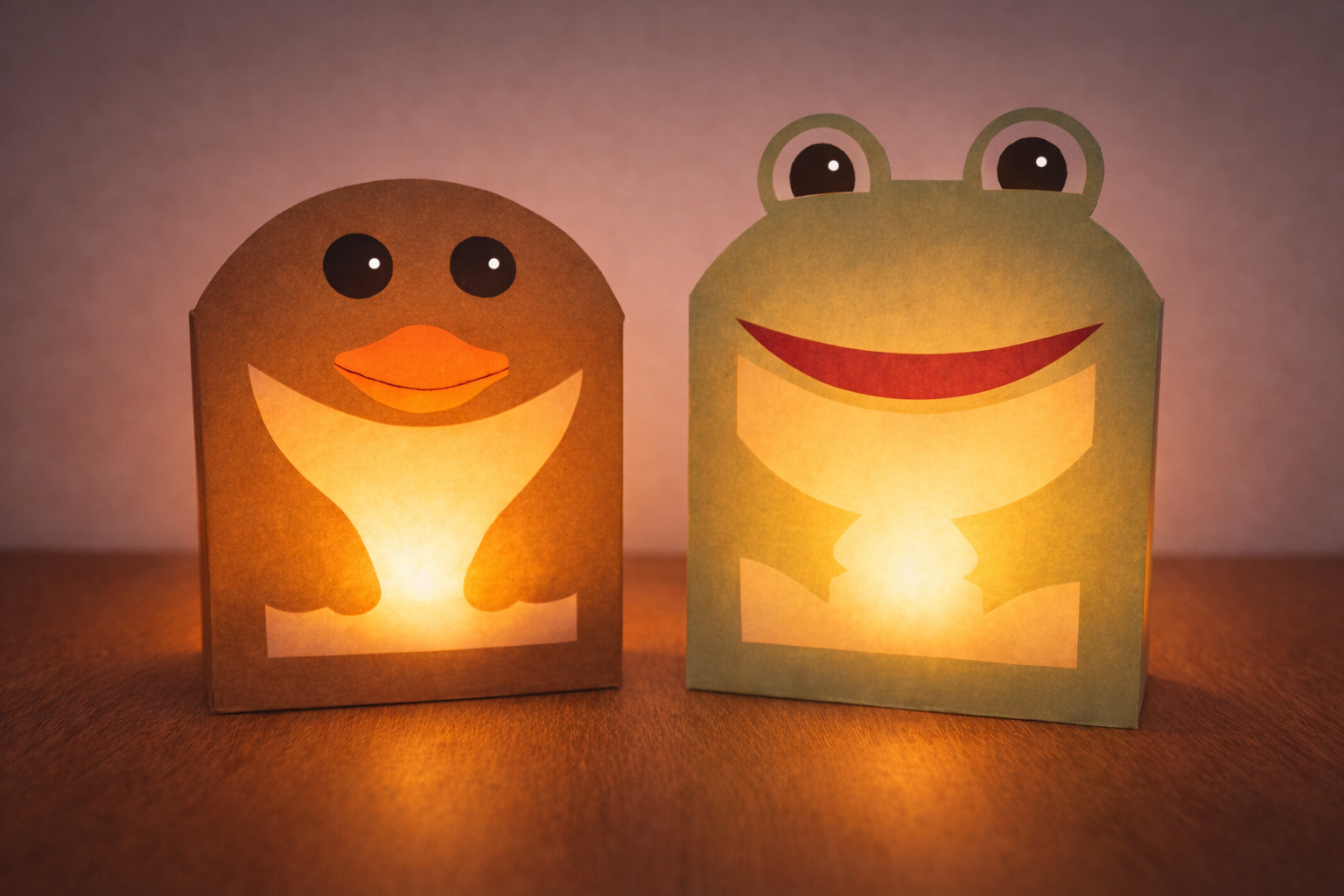  Tischlaternen Bastelset