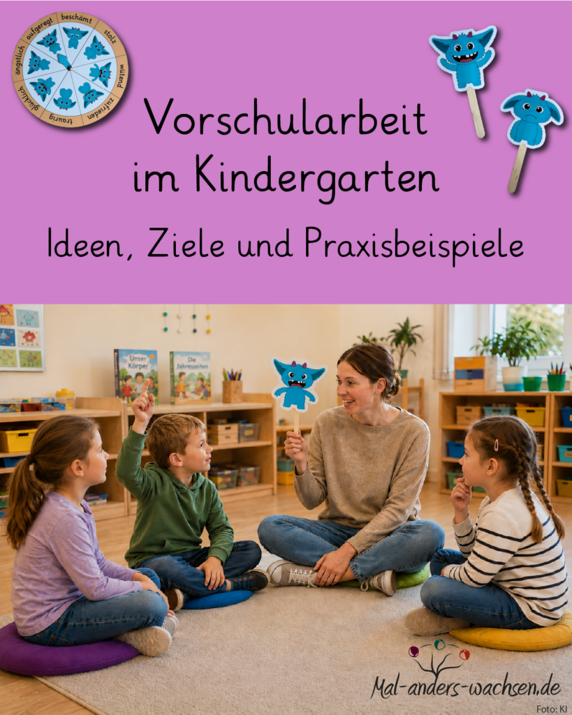 Vorschularbeit im Kindergarten: Ideen, Ziele und Praxisbeispiele - Mal